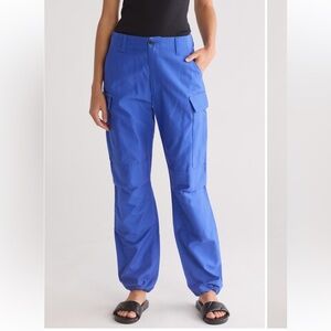 Rag and Bone Sands Cotton Twill Blue Cargo Pants size 0